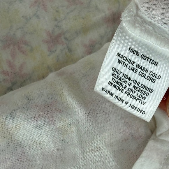 Tucker + Tate Girls Floral Cotton Ruffle Sleeveless Dress Pink Yellow Size 3 - Picture 5 of 5